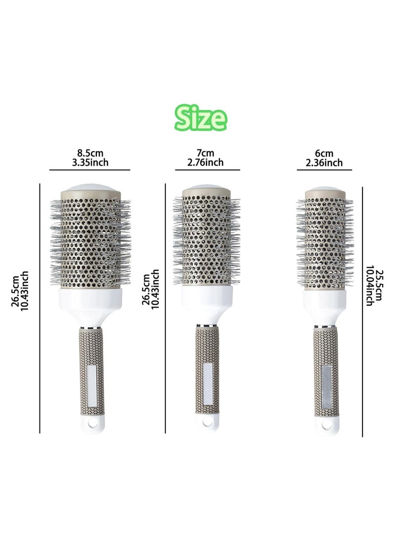 Generic Styling Hair Brush Set, 6 Professional Hair Styling Ceramic Hairbrush - Round Hair Curling Brush - Round Hair Comb Great for Drying, Styling, Straightening (6 Different Sizes) - pzsku/Z64800217B2C2813E805EZ/45/_/1728139805/a559b8af-8bc4-4b59-b2ee-11a20198e86a