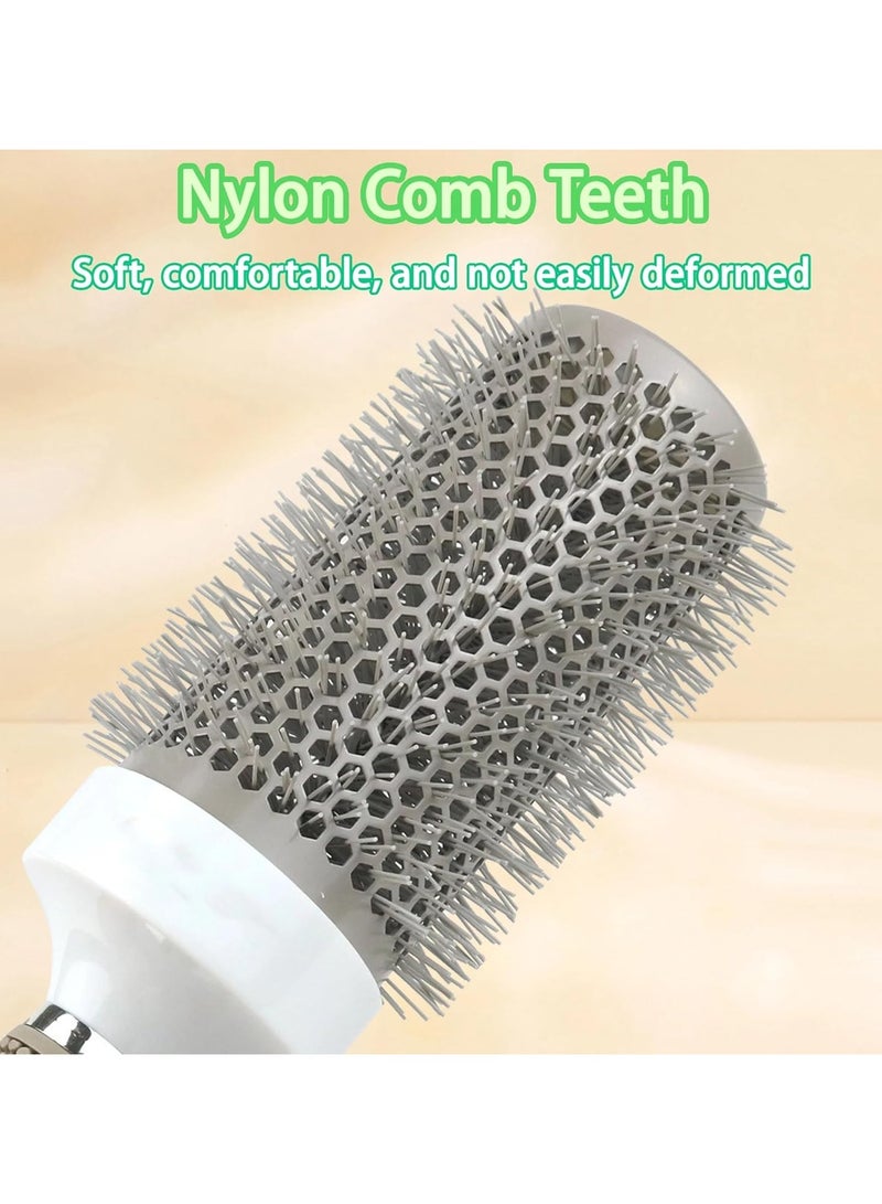 Generic Styling Hair Brush Set, 6 Professional Hair Styling Ceramic Hairbrush - Round Hair Curling Brush - Round Hair Comb Great for Drying, Styling, Straightening (6 Different Sizes) - Image 5