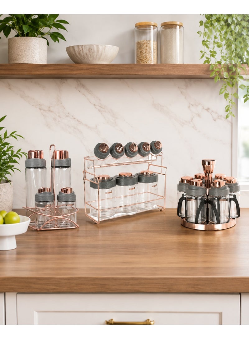Drobina Gray Spice Container Set - Image 4