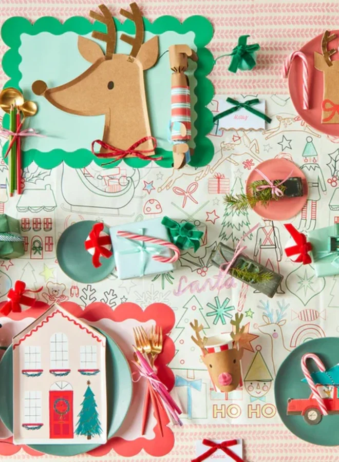 Meri Meri Reindeer With Red Bow Napkins
