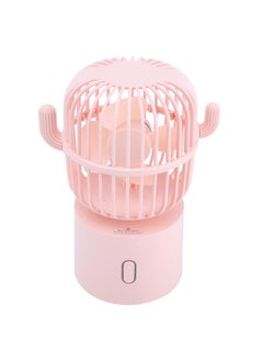 Thoraya USB Charging Desktop Mini Fan Home Office Travel Portable 3 Speed Adjustable FanPink  - Image 5