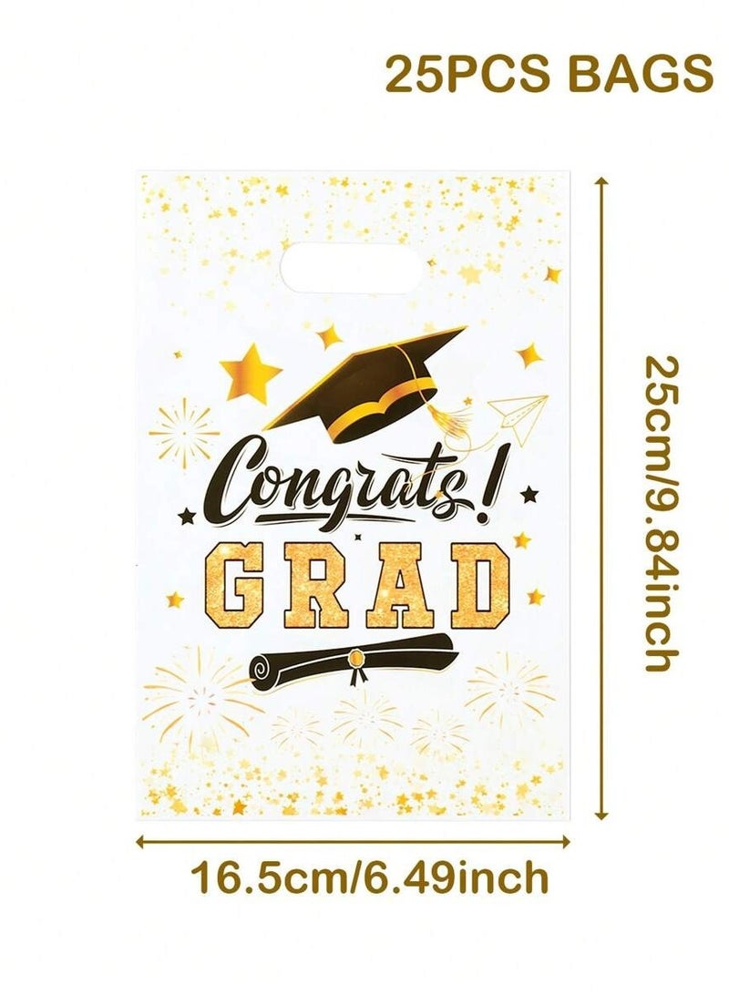 توزيعات تخرج اكياس لتوزيع هدايا التخرج تناسب حفلات تخرج المدارس والجامعات 25 كيس لتقديم جميع انواع الهدايا - Image 3