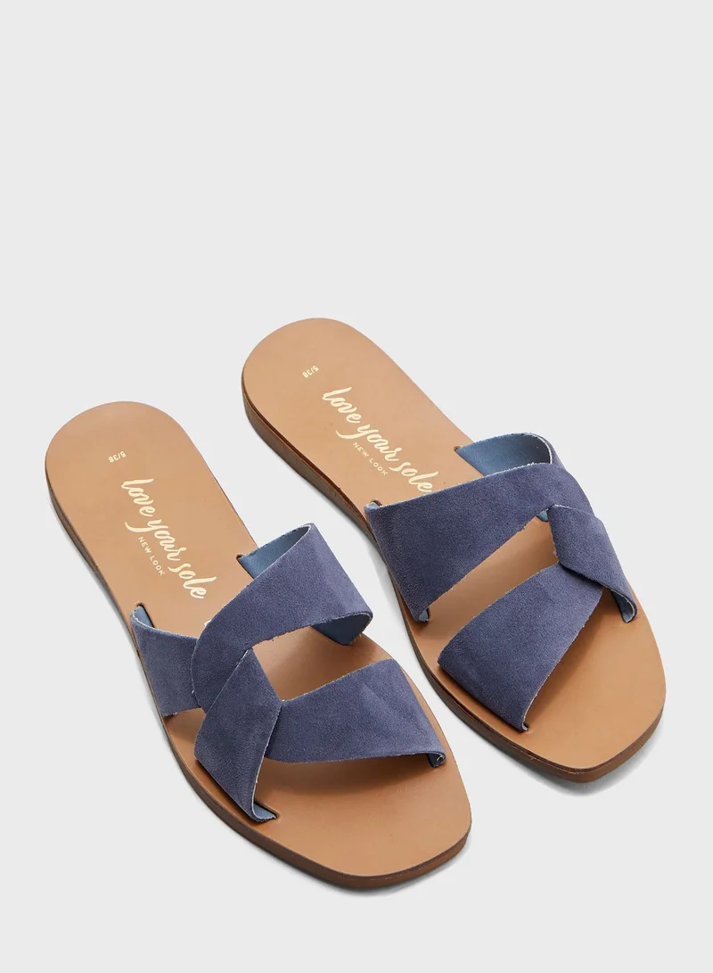NEW LOOK Flossy Twist Double Strap Sandal