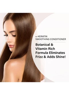 Peter Coppola PETER COPPOLA A-Keratin Smoothing Conditioner - Detangles, Nourishes, Eliminates Frizz, Smooths And Restores Shine - Infused With Argan Oil, Jojoba, Coconut Oil And Grape Seed Oil (10 oz)  - Image 3