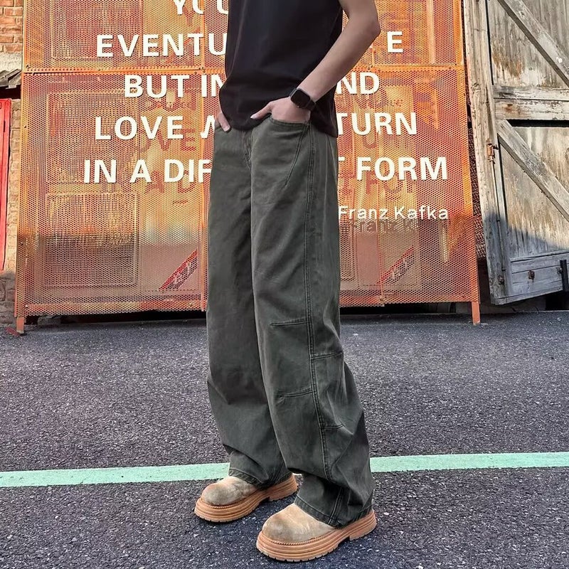 Unisex Casual Daily Denim Jeans - Image 1