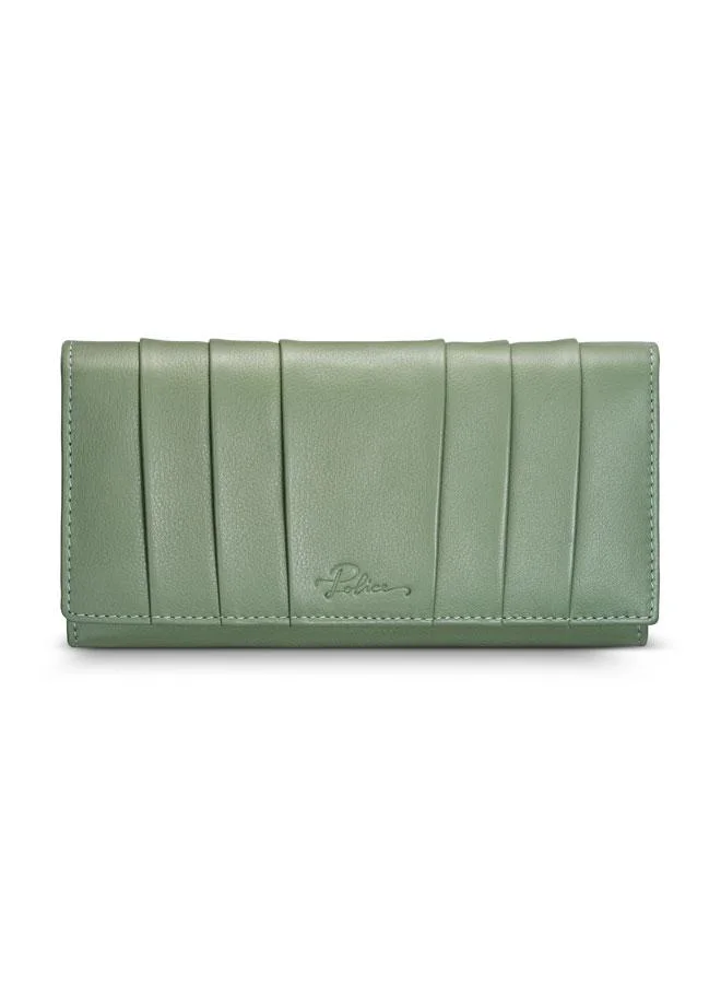 POLICE Pisa Mint Leather Wallet for Women