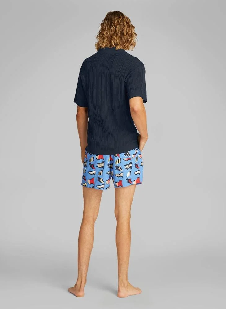 كالفن كلاين Open Knit Beach Polo Shirt