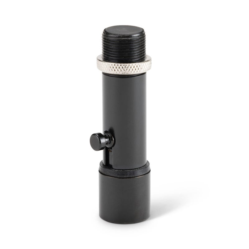 OnStage On-Stage QK-2B Quik-Release Mic Adapter (For Quick, Easy Microphone Interchange, Screwless Mount with Push-Button Release and Click-Together Connection, 5/8"-27 Threading, Shock Absorbent, Black. - Image 2