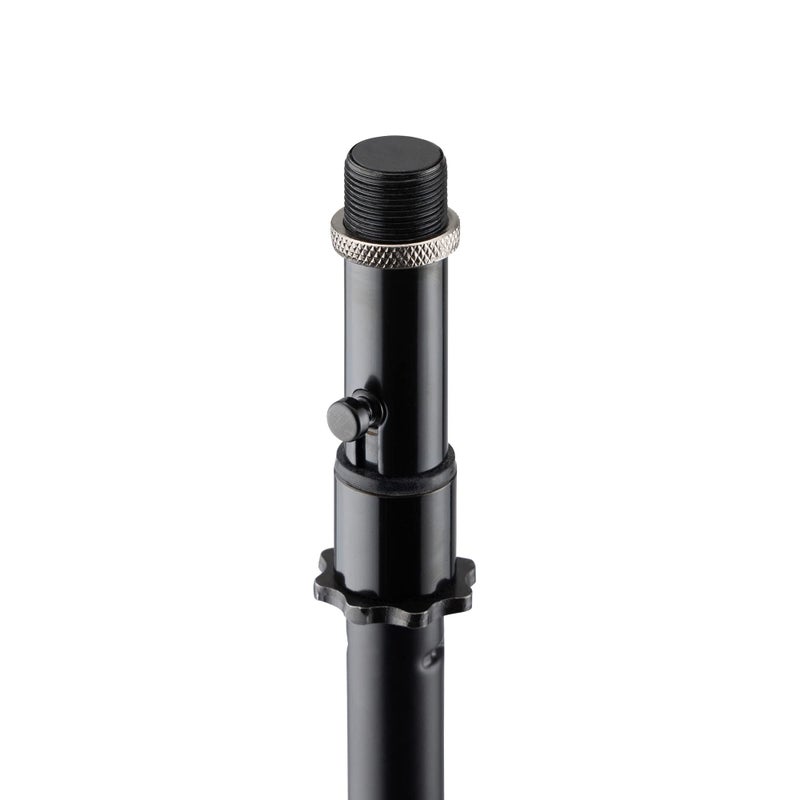 OnStage On-Stage QK-2B Quik-Release Mic Adapter (For Quick, Easy Microphone Interchange, Screwless Mount with Push-Button Release and Click-Together Connection, 5/8"-27 Threading, Shock Absorbent, Black. - Image 5