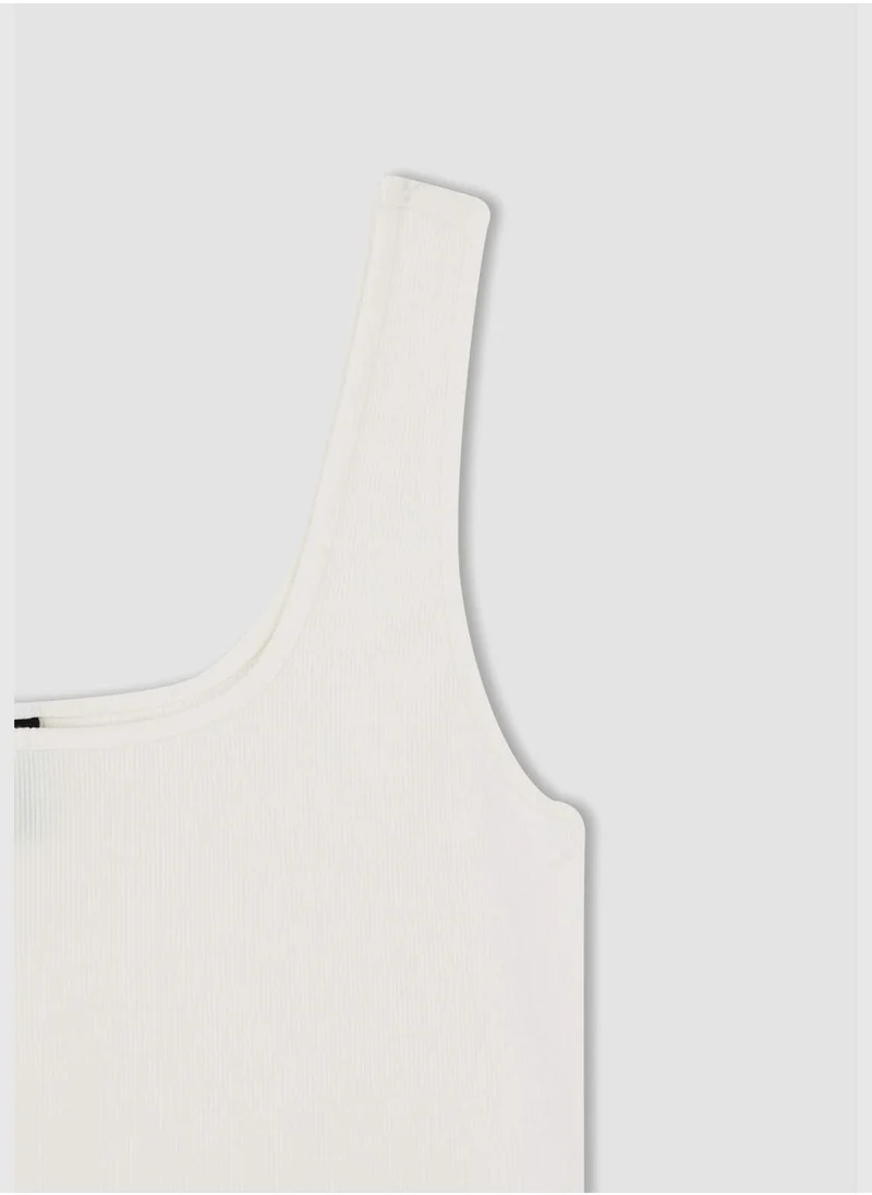 DeFacto Slim Fit Square Neck Vest