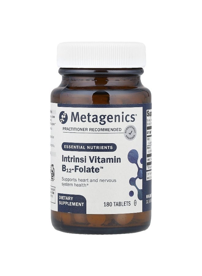Metagenics Metagenics, Intrinsi Vitamin B12-Folate™, 180 Tablets  - Image 1