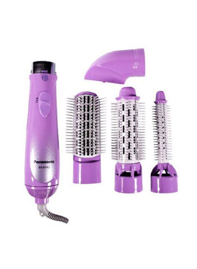 Panasonic 4-In-1 Hair Styler Blow Brush, 2 Speed Settings, Soft Pouch, Eh-Ka42 Purple 261.78grams - Image 3