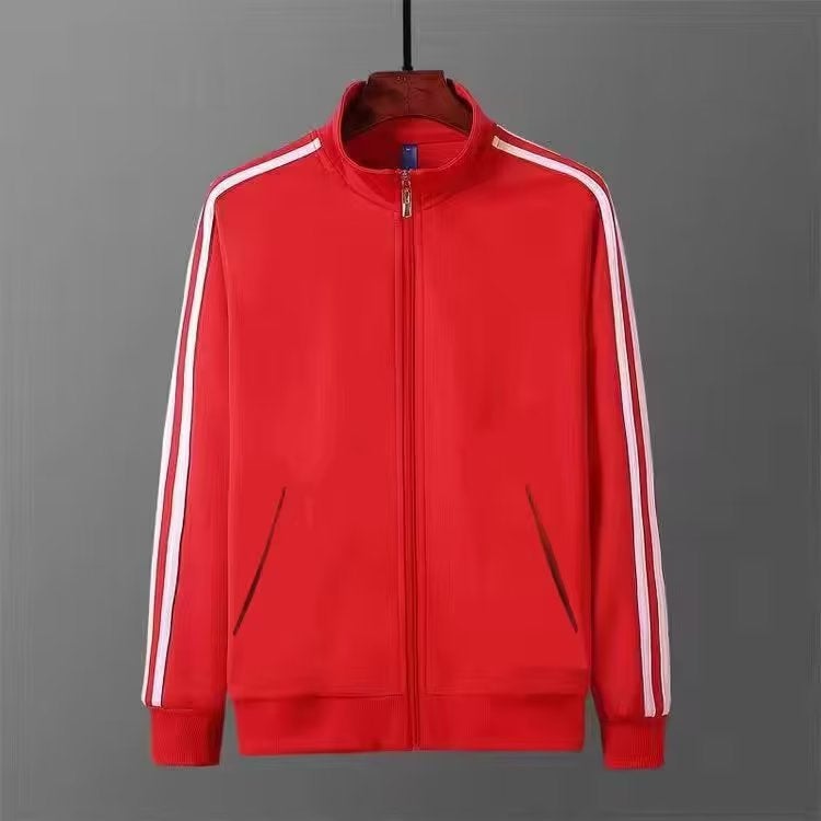 Jackets, Sportswear, Group Uniforms, Men'S And Women'S Sweatshirts, Three-Stripe Running Student Work Clothes, Trendy - Image 5