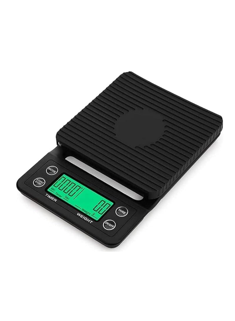 DOPPIO Manual Coffee Machine 13pcs V60 Premium with Manual Grinder Dotted Kit, Coffee Server Bowl Size 02, V60 Glass Coffee Dripper with Wooden Dotted, Scale (Premium Set) - Image 5