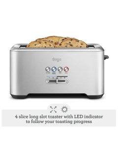 Sage Sage - The 'A Bit More' Toaster 4 Slice, Brushed Stainless Steel - UAE Version, 2 Year Manufacturer Warranty  - Image 2