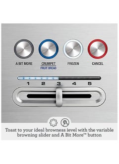 Sage Sage - The 'A Bit More' Toaster 4 Slice, Brushed Stainless Steel - UAE Version, 2 Year Manufacturer Warranty  - Image 3