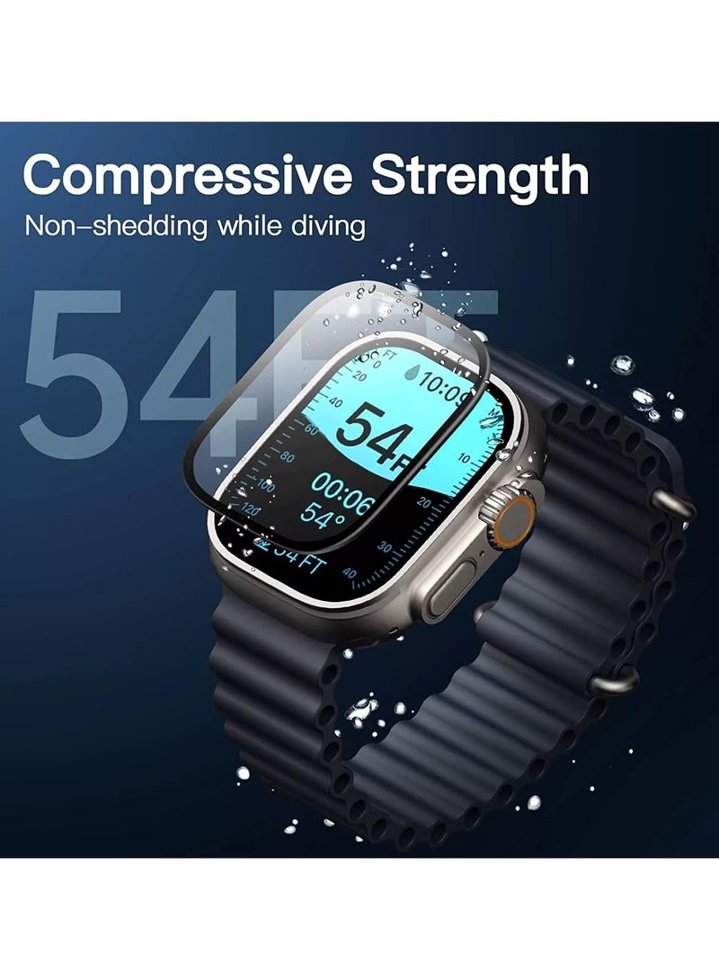 Apple Watch Ultra 2 2023 Ultra 2022 49mm Screen Protector Anti-fingerprint Anti-Fog Ceramic Screen Film Not a Tempered Glass 49mm Ceramic Matte - Image 2