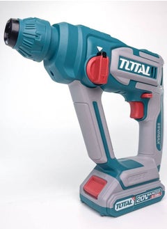 TOTAL Super Total 20V Lithium-Ion Cordless Rotary Hammer TRHLI201681 - SDS Plus, 850 RPM, 5100 BPM, 1.5J Impact Energy, LED Work Light, Includes 3 Drills & 2.0Ah Battery with Charger, Carrying Case TRHLI201681  - Image 2