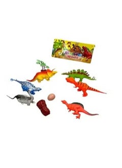 8-Piece Dinosaur Figure Set, Multi-Colour 