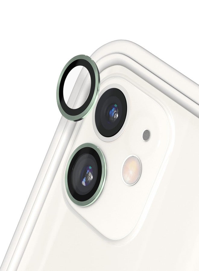 RhinoShield 9H Tempered Glass Camera Lens Protectors Compatible with iPhone 11/12 mini / 12 | Impact and Scratch Resistance, High Clarity, Explosion-Proof Protection, Anti-Fog Technology - Green - Image 1
