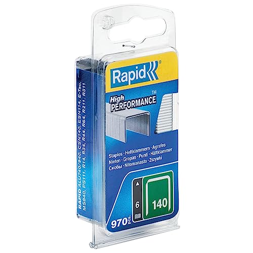 Rapid High Performance Staples, No.140, Leg Length 6 mm, 40109513-970 Pieces - Image 1