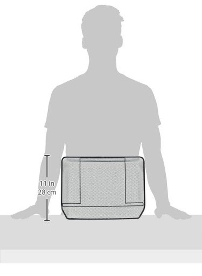 Lorell Letter Tray, Side Load, 14-1/4 x 10-3/4 x 3 Inches, Steel Mesh/Black - Image 2