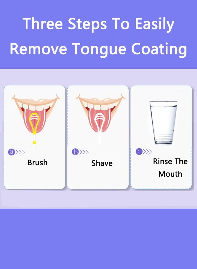 2PCS Tongue Scraper Cleaner, Oral Scrapers, Premium Sweeper Sets, Bad Breath Cure Tools, Effective Kits - Image 3