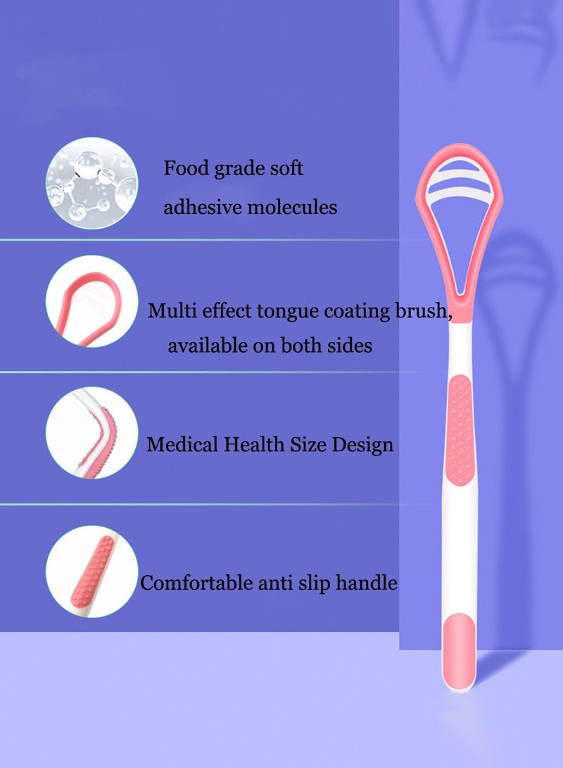 2PCS Tongue Scraper Cleaner, Oral Scrapers, Premium Sweeper Sets, Bad Breath Cure Tools, Effective Kits - Image 5