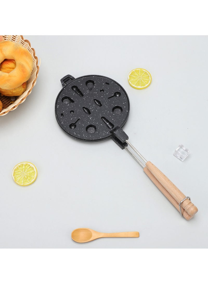 general Cake mould household oval baking tool kitchen egg waffle plum baking tray - Image 1