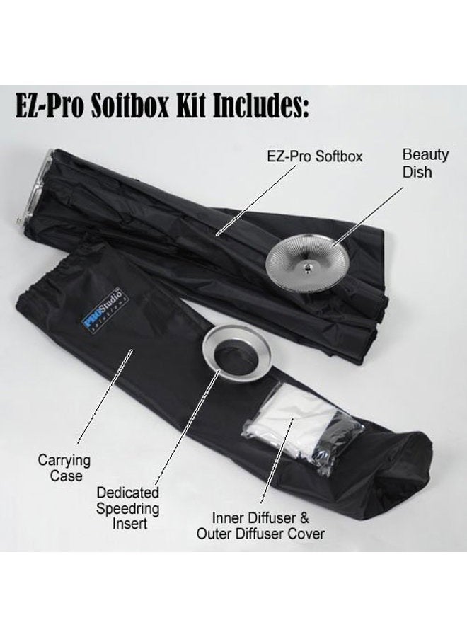 Fotodiox EZ-Pro Softbox 32x48" with Speedring for Bowens Gemini Standard, Classica Powerpack, R, RX & Pro Series Strobe - Image 2