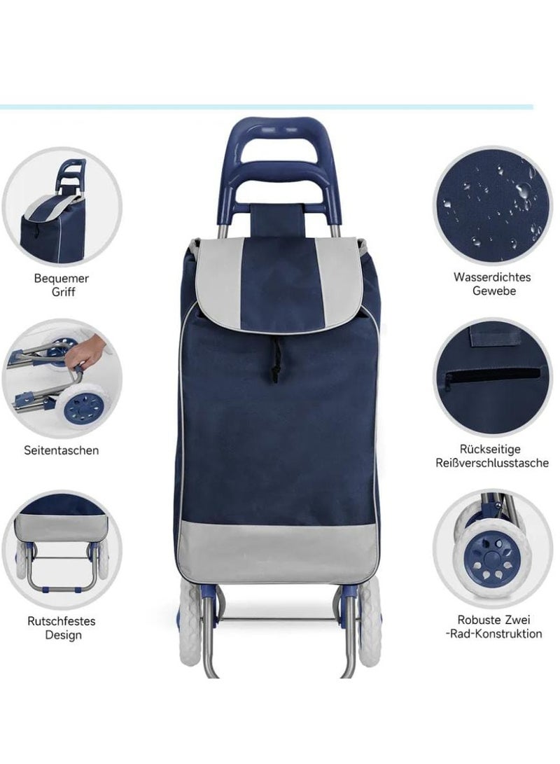 Blue shopping cart 20 inch  - Image 4