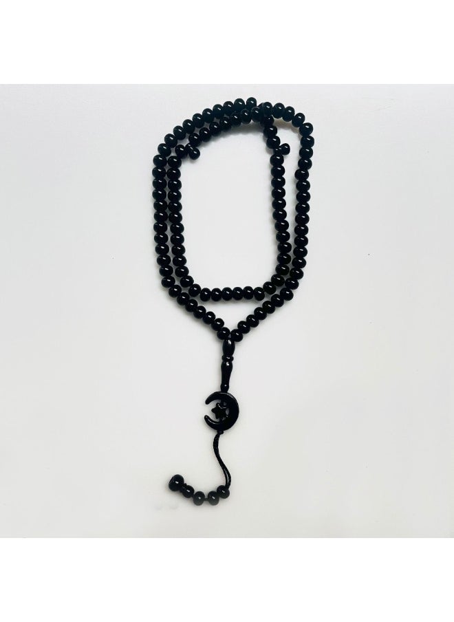 NIBEMINENT 99 Muslim Prayer Beads Dark Brown/9mm 
