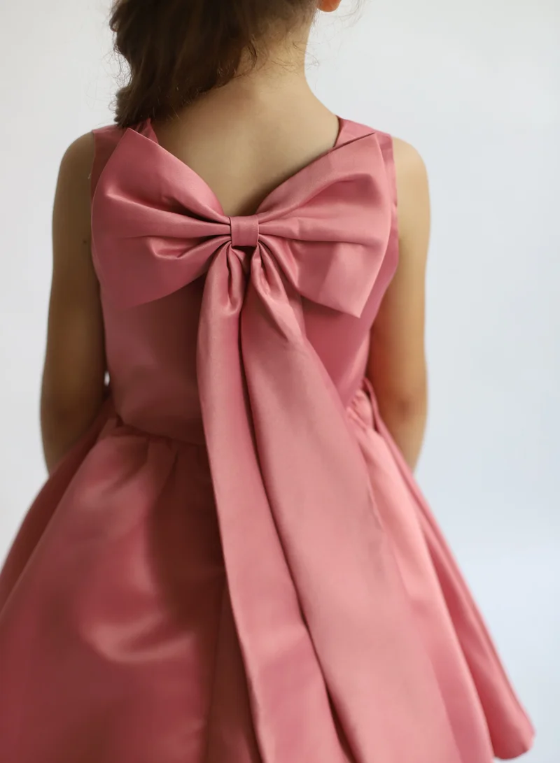 D'Daniela Satin Bow Dress