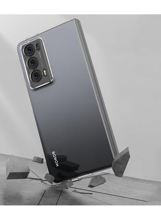 general Case Compatible with Honor Magic V2 5G, Ultra Thin Transparent PC Case Anti-Shock Anti-scratch Hard Case for Honor Magic V2 - Image 2