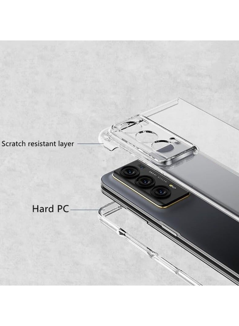 general Case Compatible with Honor Magic V2 5G, Ultra Thin Transparent PC Case Anti-Shock Anti-scratch Hard Case for Honor Magic V2 - Image 3