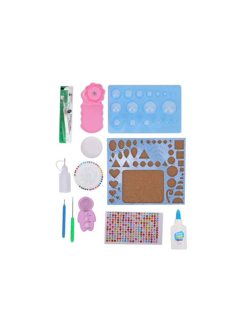 GGOOT Geometric Shape Paper Quilling Tool, Quilling Crimper, DIY Enthusiasts Children for Professionals Beginner - Image 1