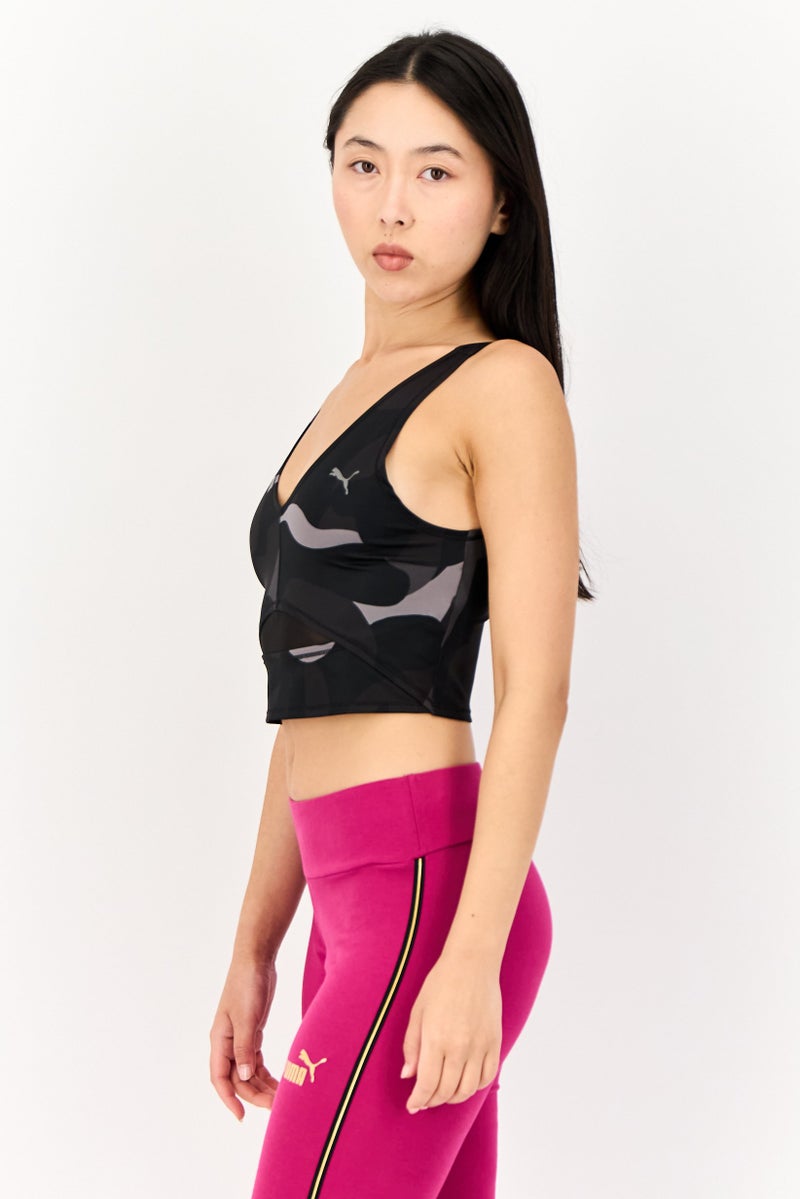 PUMA Women Non Padded Sports Bra, Multicolor - Image 2