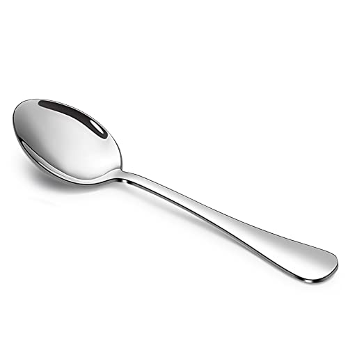 SANTUO 16 Piece Stainless Steel Dinner Spoons Set 73 Silverware Set Table Soup Spoons Mirror Finish  Dishwasher Safe