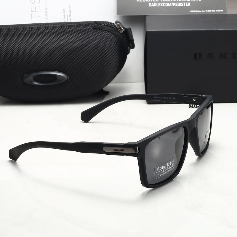Oakley Holbrook Style Polarized Sunglasses, Matte Black Square Frame, UV400 Protection, for Men Women Cycling Driving - Image 5
