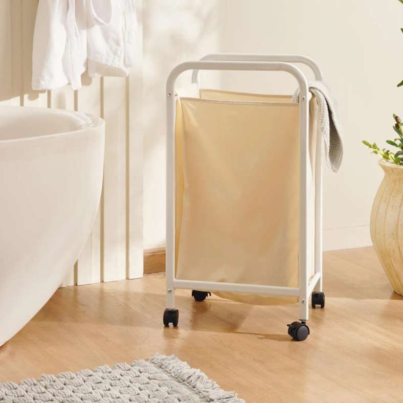 Pan Home سلة غسيل إيفرمور 30x40x75 سم - أبيض - Image 1