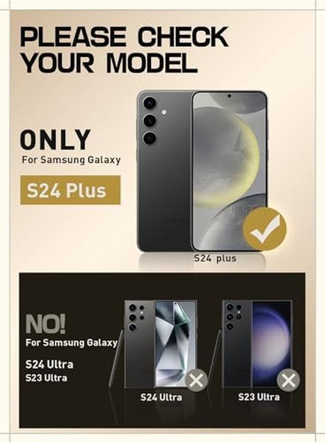 SupCase Ub Pro Case For Samsung Galaxy S24 Plus 2 Front Frame Military Grade Protection Heavy Duty Rugged Case With Built In Screen Protector And Kickstand And Belt Clip Black - Image 2