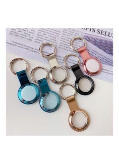 NIBEMINENT Anti-Theft Plating TPU Protective Cover For Apple AirTag Silver  - Image 2