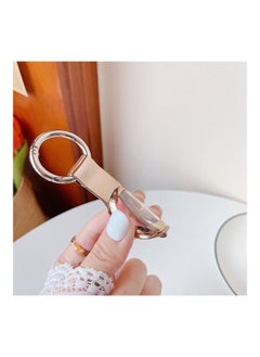 NIBEMINENT Anti-Theft Plating TPU Protective Cover For Apple AirTag Silver  - Image 4