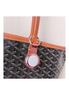 NIBEMINENT Anti-Theft Plating TPU Protective Cover For Apple AirTag Silver  - Image 3