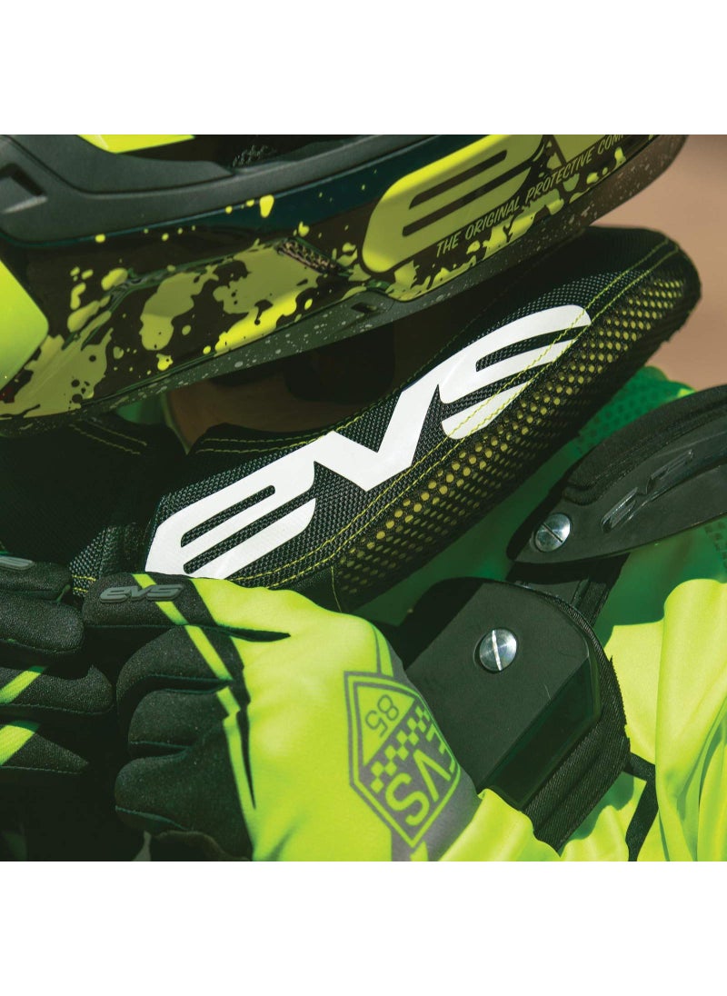 EVS EVS unisex adult POWERSPORTS PROTECTIVE GEAR, Black/Hi-viz, US  - Image 4