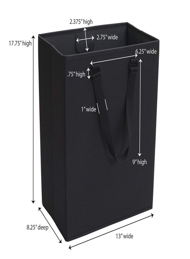 هاوس هولد إسينشالز حقيبة إعادة تدوير سوداء من مستلزمات المنزل الأساسية | سلة تسوق قابلة لإعادة الاستخدام - Image 3