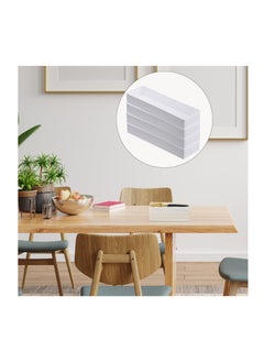 Excefore 2 Pack Plastic Drawer Organizer, 9.5 x 3 x 1.4 In Tabletop Organizer Tray Stationery Holder White Half Accessory Tray Stackable Storage Container For Vanity Office Home Utensils Gadgets Shelf Kitchen  - Image 4