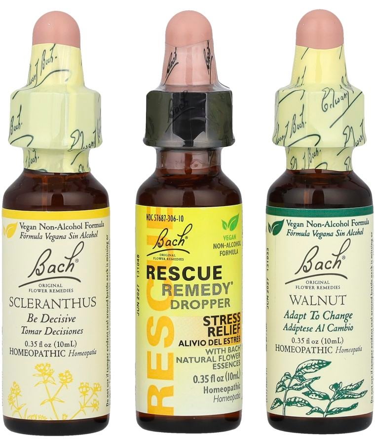 Original Flower Remedies Travel Kit Ready to Go 3 Droppers 0.35 fl oz (10 ml) Each