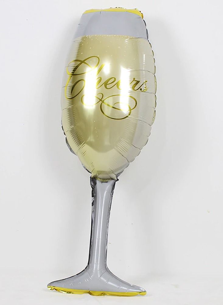 Brain Giggles Glass and Bottle Foil Design Balloons for Birthday and Anniversary Party Decoration - Image 5