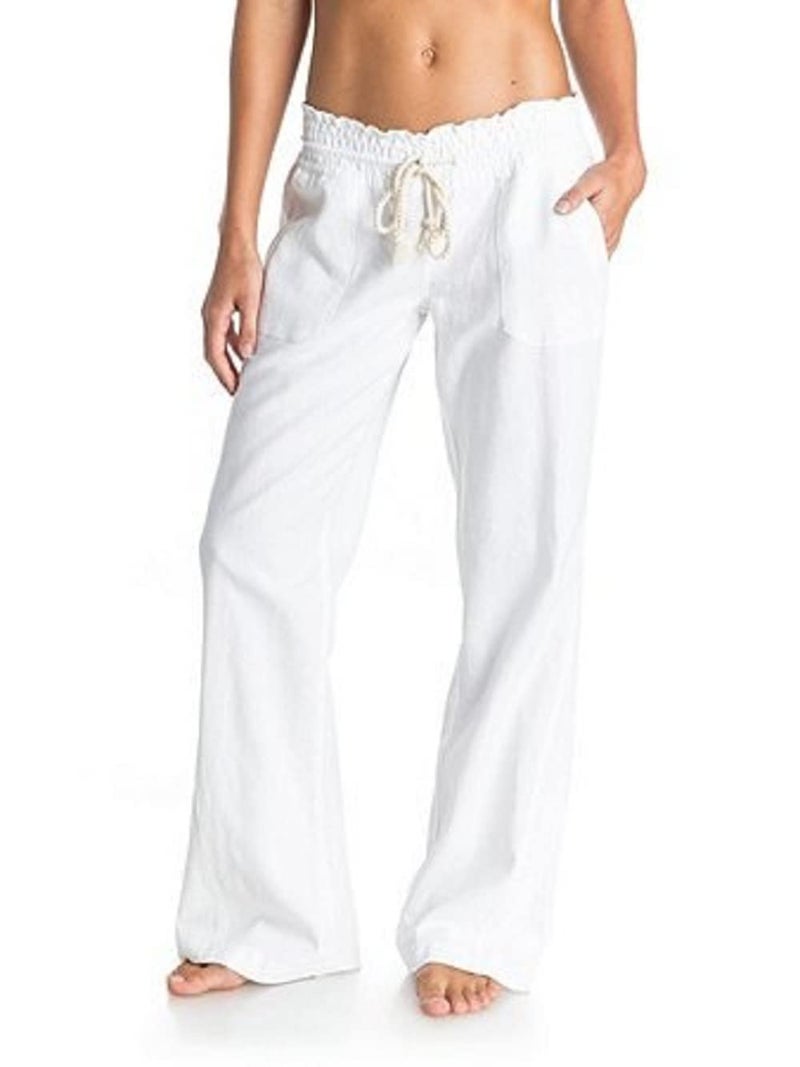Roxy Women's Oceanside Pant, Sea Salt, Small - Image 1